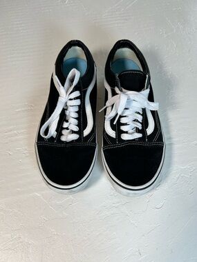 Vans Black and White Old Skool Sneakers